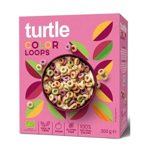 Inele colorate multicereale eco fara gluten Turtle 300g