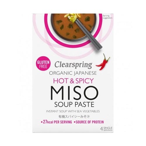 Instant supa Miso picant fara gluten eco Clearspring 