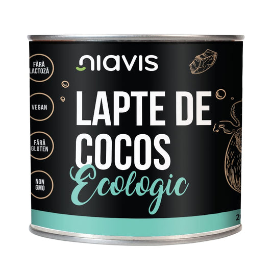 Lapte de Cocos Ecologic/BIO 200ml - Niavis - Lapte vegetal