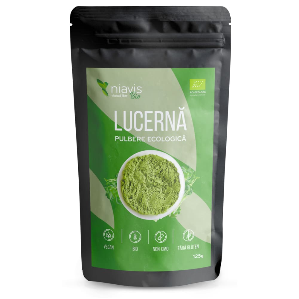 Lucerna(Alfalfa) Pulbere Ecologica/Bio 125g - Niavis - 