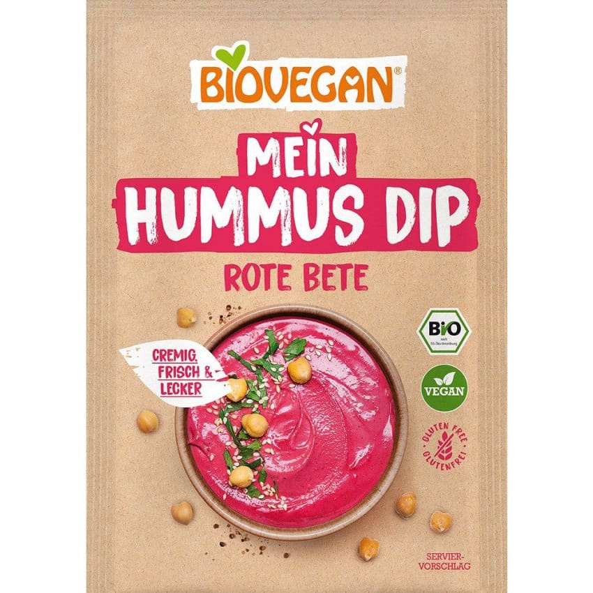 Mix bio pentru sos de hummus cu sfecla rosie 55g Biovegan