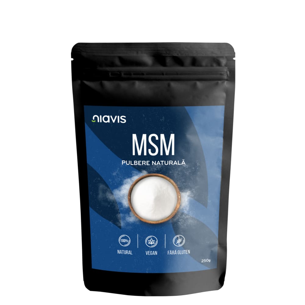MSM Pulbere 100% Naturala 250g - Niavis - Superalimente si 