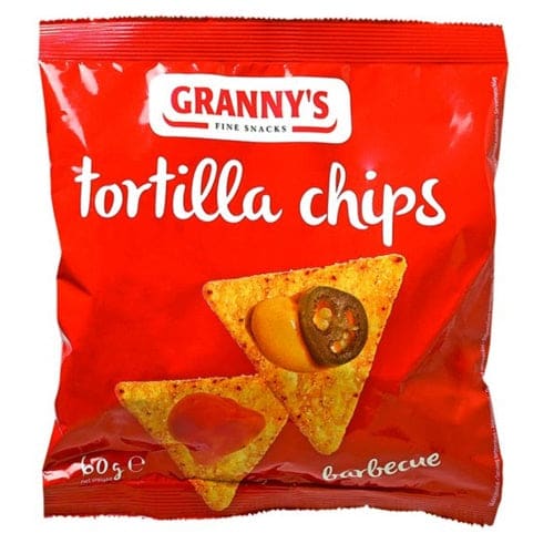Nachos-tortilla chips fara gluten barbecue Granny’s 60g