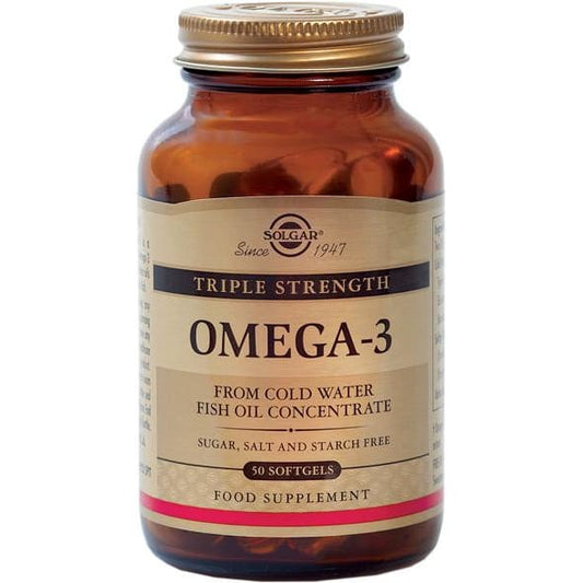 Omega-3 Triple Strength 50 caps - Solgar - Superalimente si 