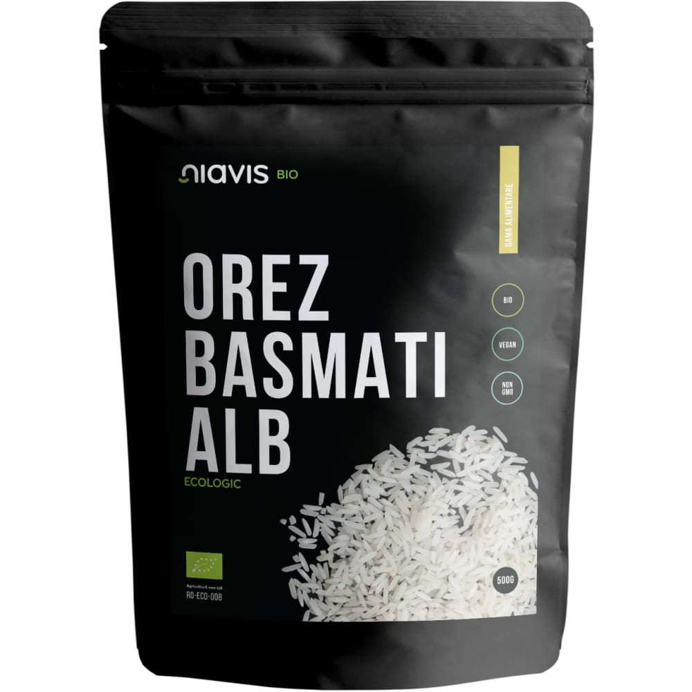 Orez Basmati Alb Ecologic/BIO 500g - Niavis - Orez gris 