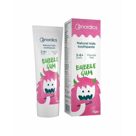 Pasta de dinti bubble gum pentru copii Nordics 50 ml -
