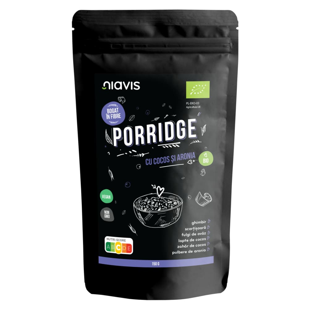 Porridge cu Cocos si Aronia Ecologic/BIO 150g - Niavis