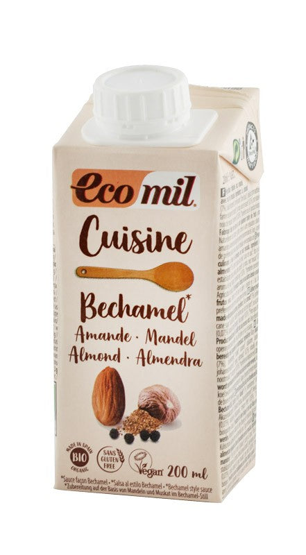 Sos BIO Bechamel pe baza de migdale 200ml ECOMIL CUISINE -