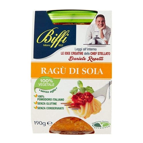 Sos de paste ragu cu soia fara gluten Biffi 190g