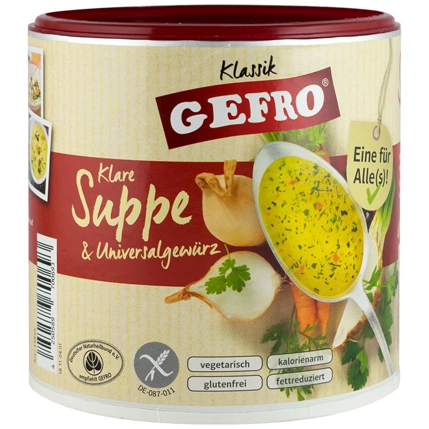 SUPA DE LEGUME SI CONDIMENT UNIVERSAL 450G Gefro - Gefro