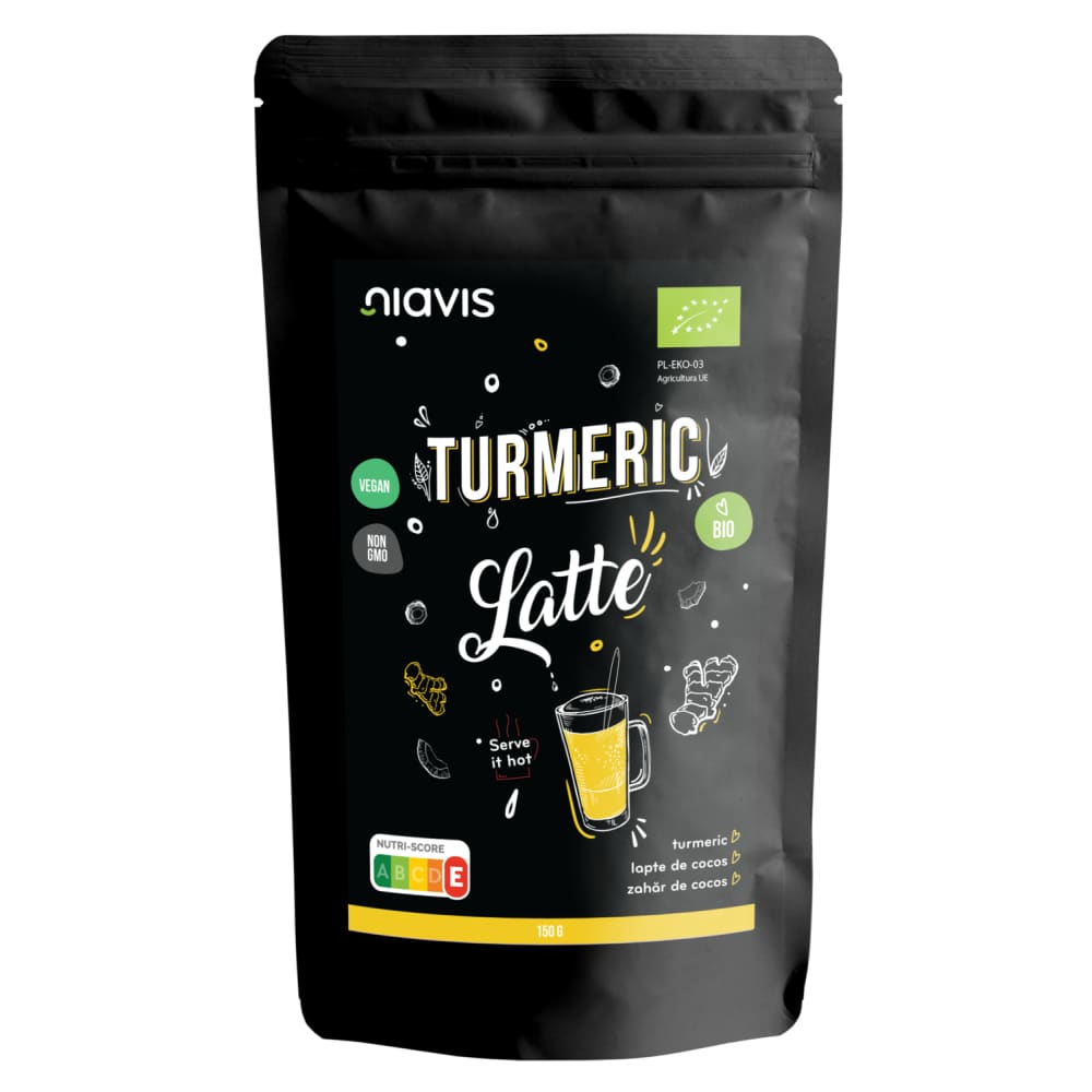 Turmeric Latte Pulbere Ecologica/Bio 150g - Niavis