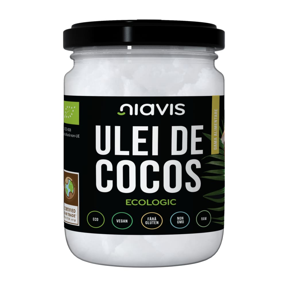 Ulei de Cocos Extra Virgin Ecologic/BIO 450g/500ml - Niavis 