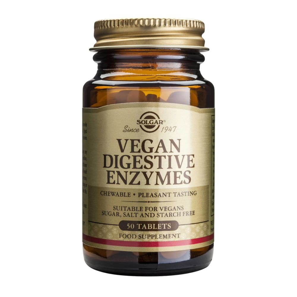 Vegan Digestive Enzymes 50 tablete - Solgar - Superalimente 