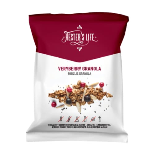 VERYBERRY GRANOLA 60g - Hester\’s Life - Cereale musli si 