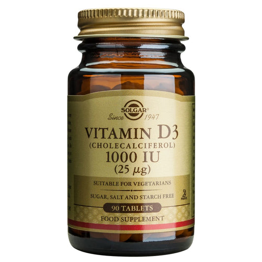 Vitamin D3 1000ui 90tablete - Solgar - Superalimente si 