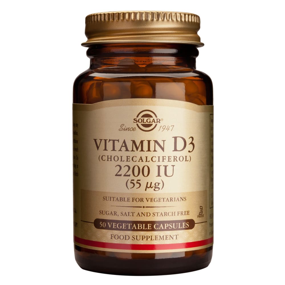 Vitamin D3 2200ui 50cps - Solgar - Superalimente si 