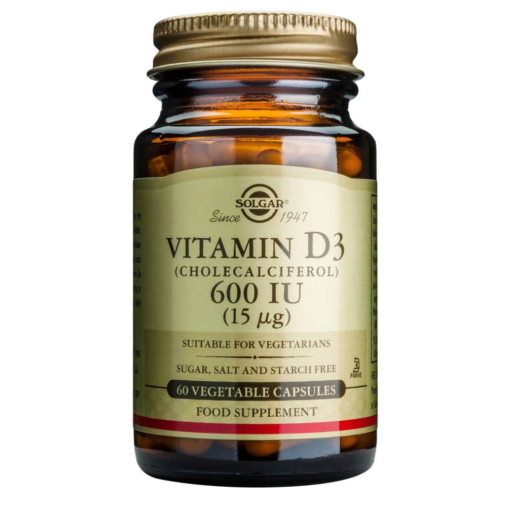 Vitamin D3 600 IU veg.caps 60s - Solgar - Superalimente si 