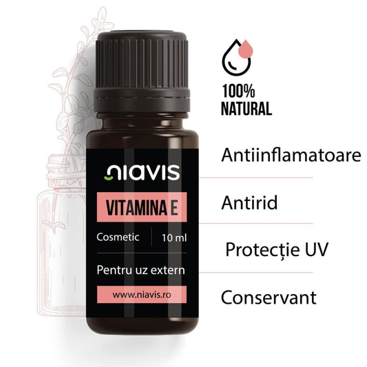 Vitamina E 10ml - Niavis - Superalimente si suplimente