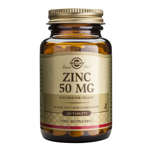 Zinc Gluconate 50mg 100 tablete - Solgar - Superalimente si 